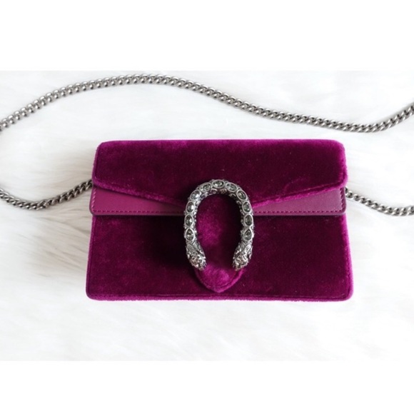 GUCCI SUPER MINI VELVET DIONYSUS - Picture 2 of 10